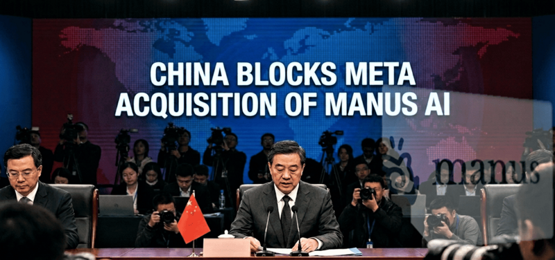 China Blocks Meta’s $2 B Manus Ai Acquisition And  What It Means For The U.S. China Tech War And Global Ai Control